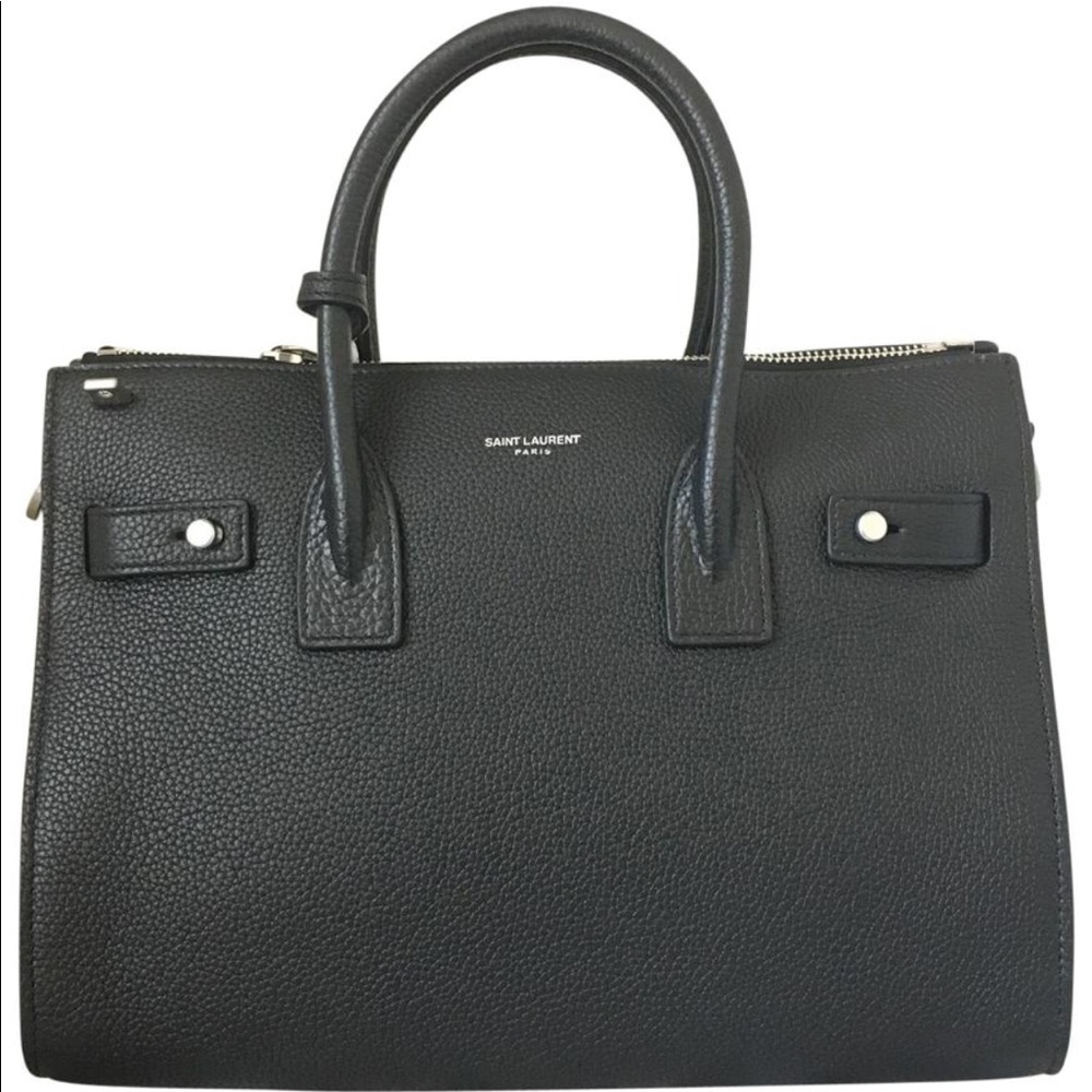 🎯SOLD🎯SAINT LAURENT Baby Sac de Jour Black NEW - Picture 1 of 8